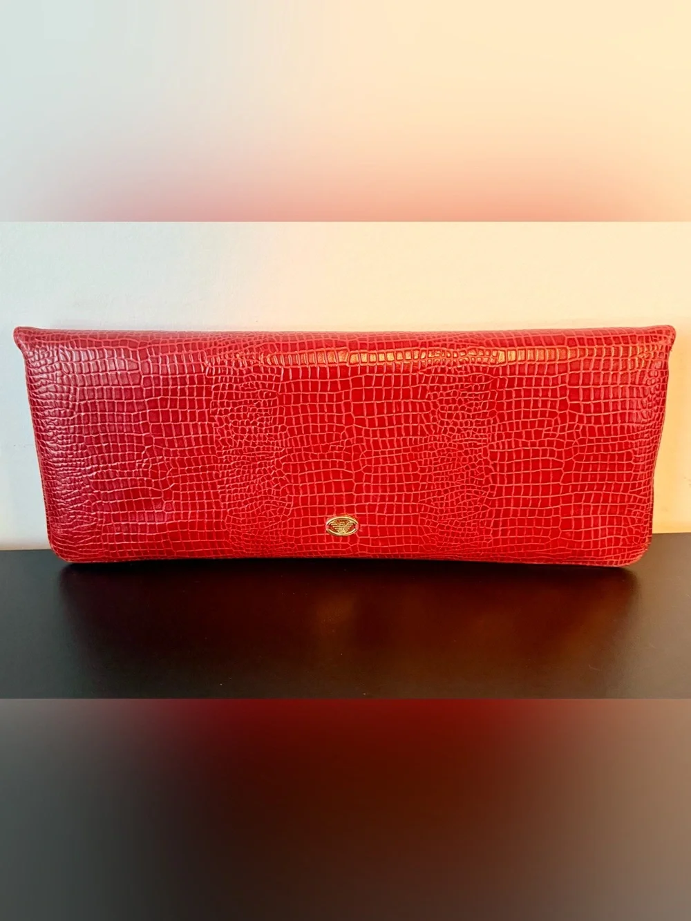 Emporio Armani sleek red